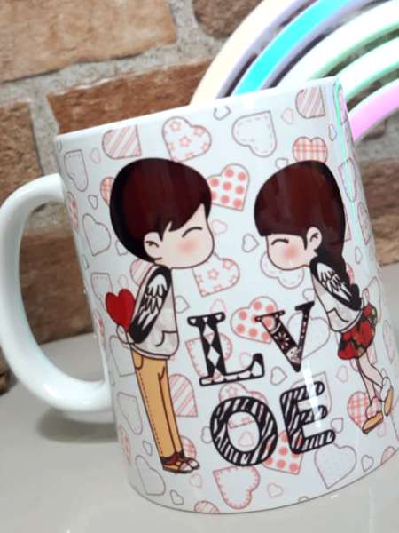Caneca Dia Dos Namorados para Toda Forma de Amor Porto Alegre Florianópolis 300ml 1un