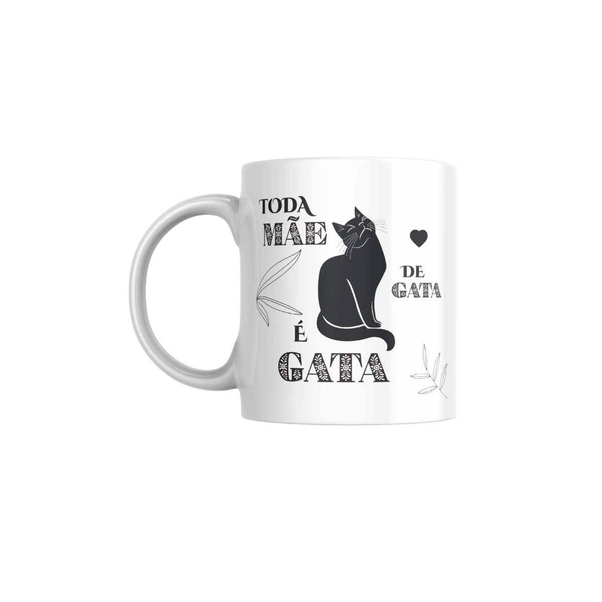 Caneca Divertida - Cat Lover - MÃE DE GATO- Presente criativo
