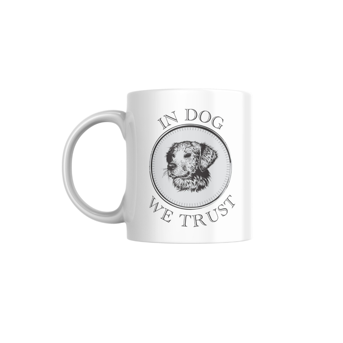 Caneca Divertida - Dog Lover - In dog we trust - Presente criativo