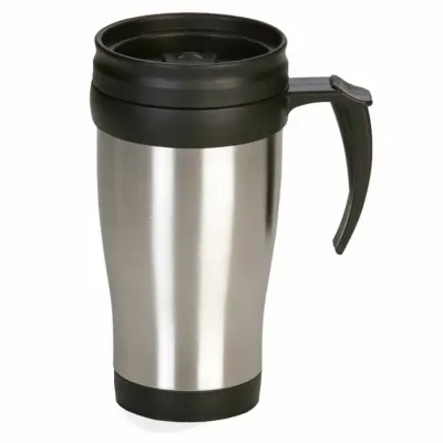 Caneca em Aco Inox Capacidade de 400 ml