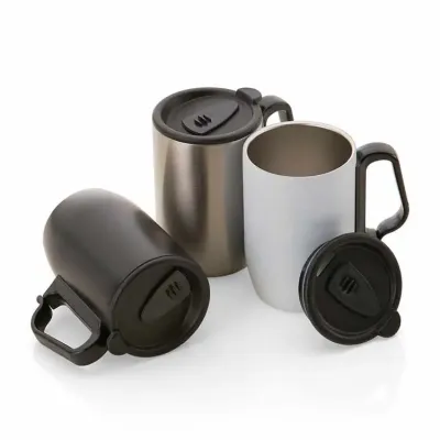Caneca em Aco Inox Parede Dupla