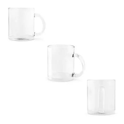 Caneca em Vidro Para Sublimacao 350 ml