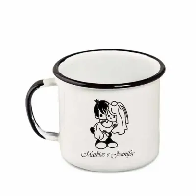 Caneca Esmaltada Personalizada