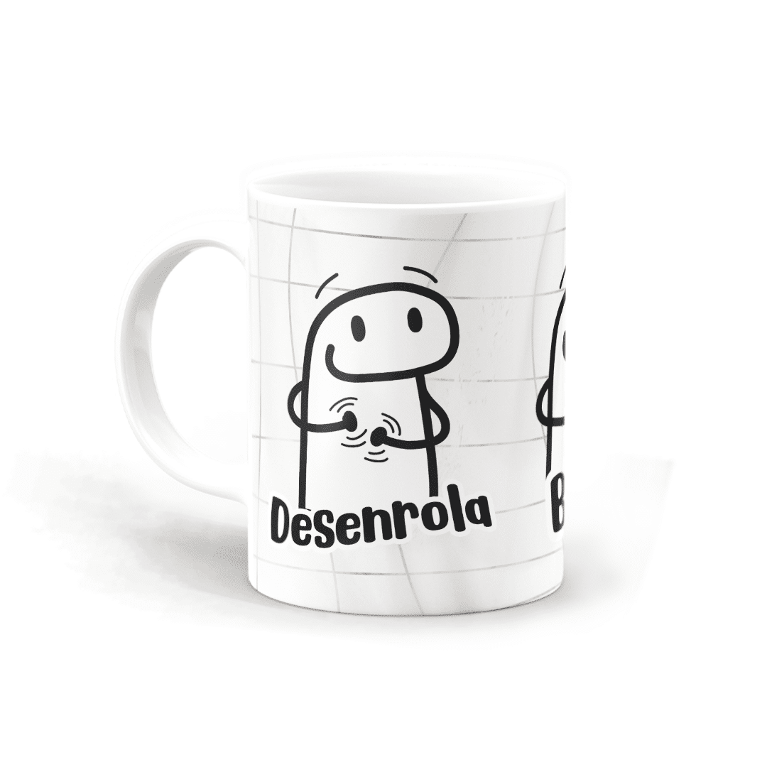 Caneca Flork - desenrola, bate e faz um cafezinho • Canecas 24 Horas