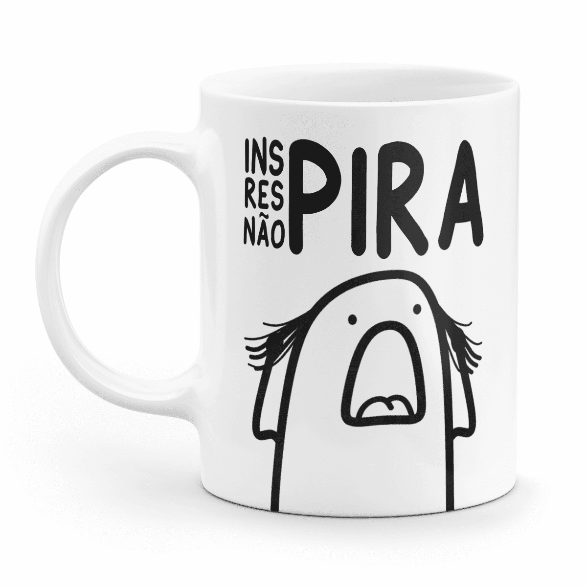 Caneca Flork - Inspira Respira não Pira • Canecas 24 Horas