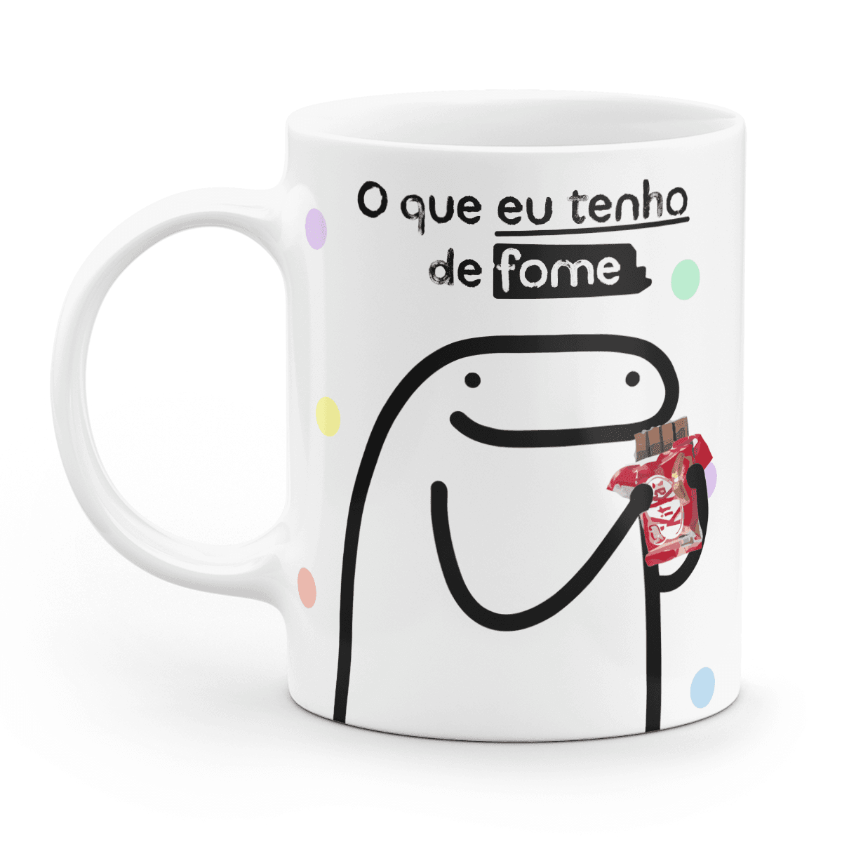 Caneca Flork - O que eu tenho de fome eu não tenho de paciência • Canecas 24 Horas