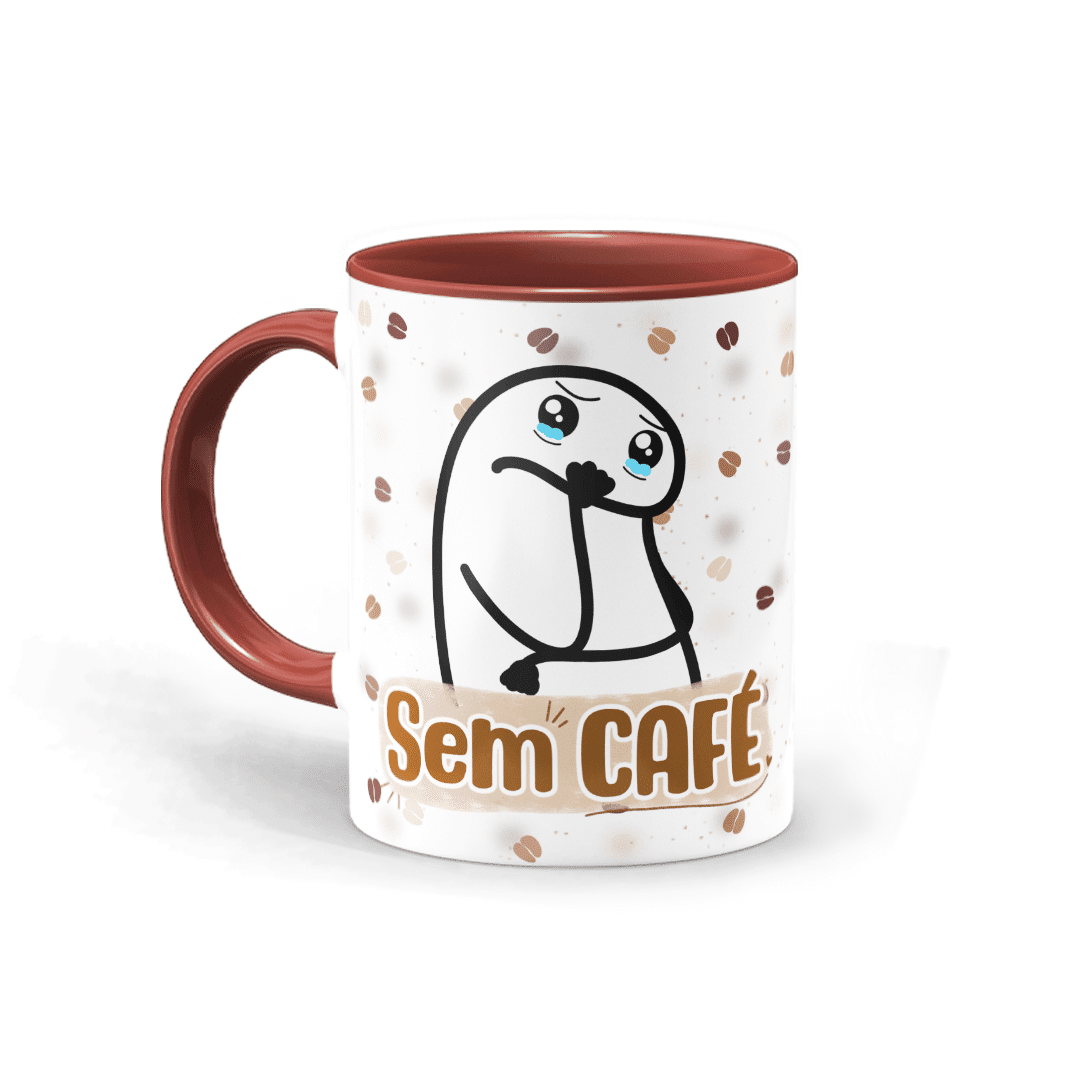 Caneca Flork - sem café e com café • Canecas 24 Horas