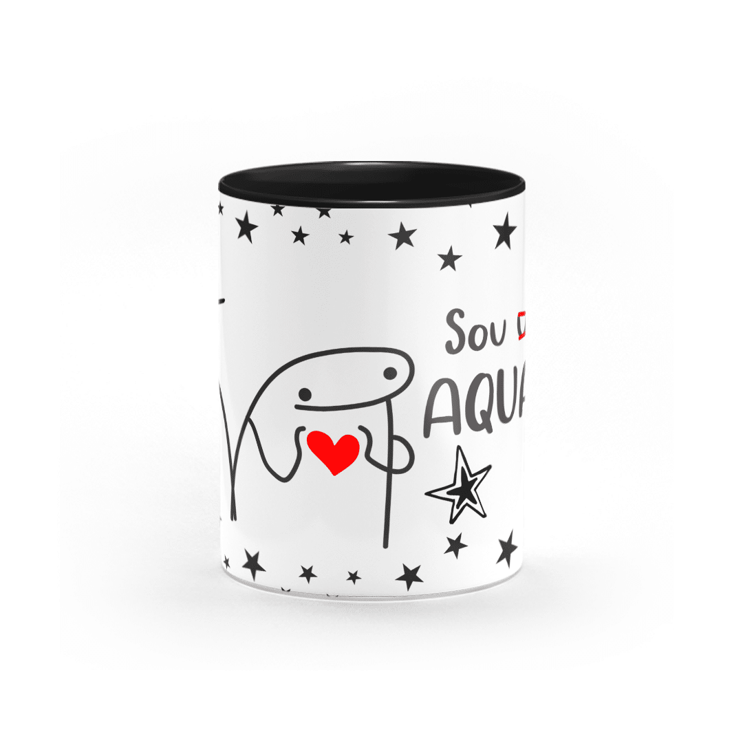 Caneca Flork - sou aquariana • Canecas 24 Horas
