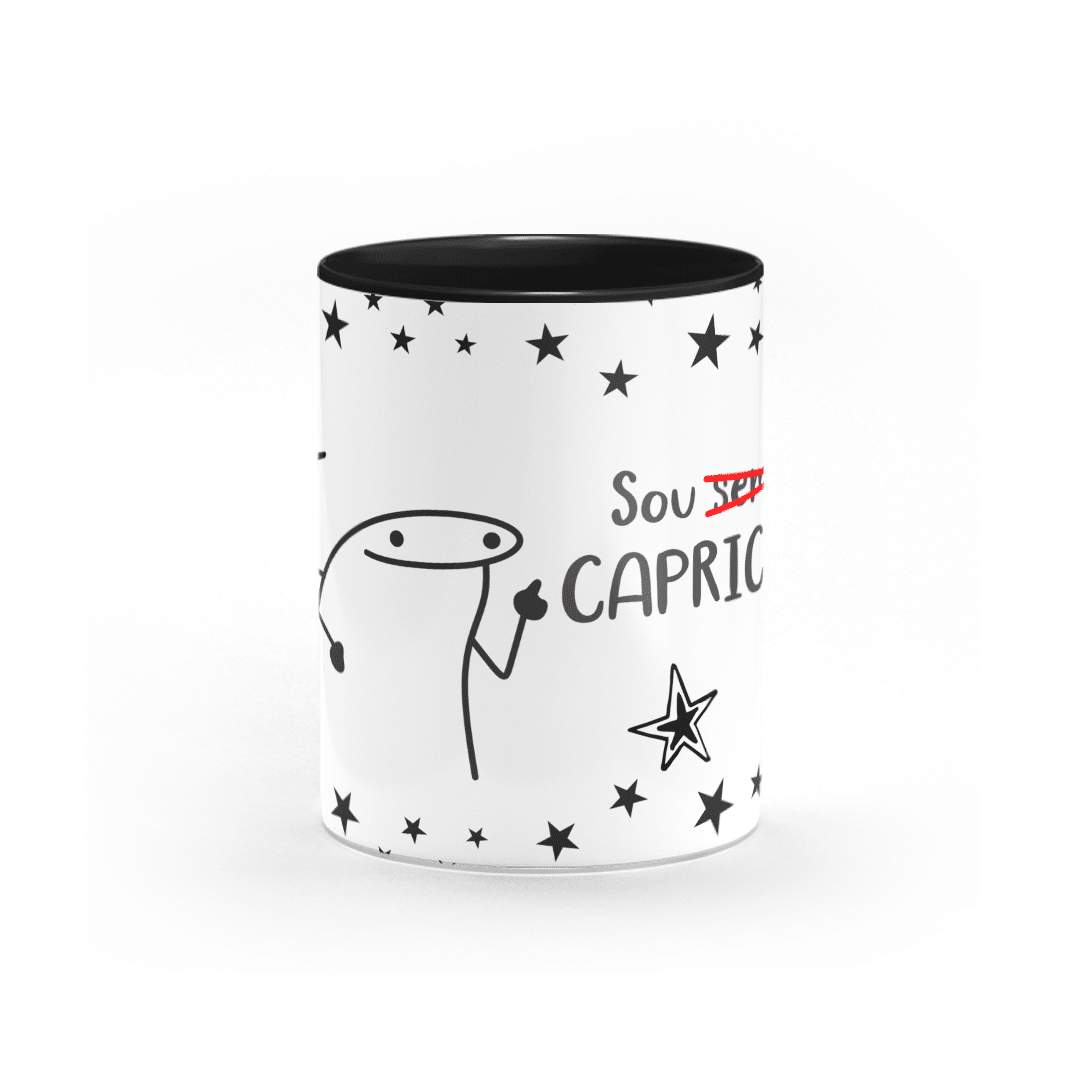 Caneca Flork - sou capricorniana • Canecas 24 Horas