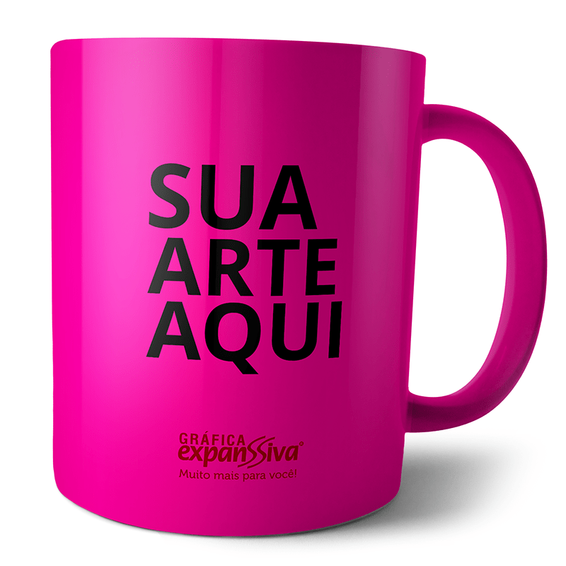 Caneca Fluorescente Personalizada