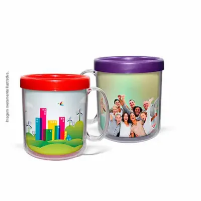 Caneca Foto Termica 300 ml Metalizado