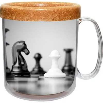 Caneca Foto Termica Cristal 300ml Fibra Green