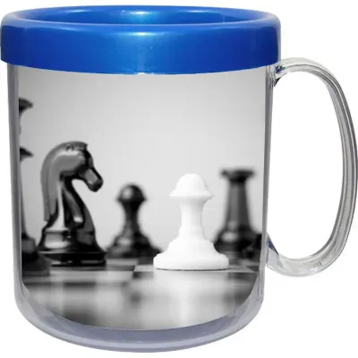 Caneca Foto Termica Cristal Azul 300ml
