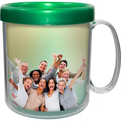Caneca Foto Termica Cristal Verde 300ml