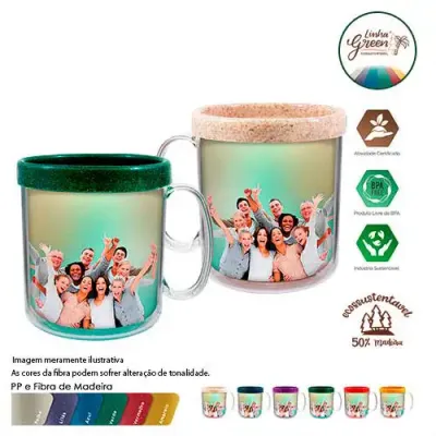 Caneca Foto Termica Green Colors 300ml cl