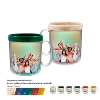 Caneca Foto Térmica Green Colors 300ml - CL