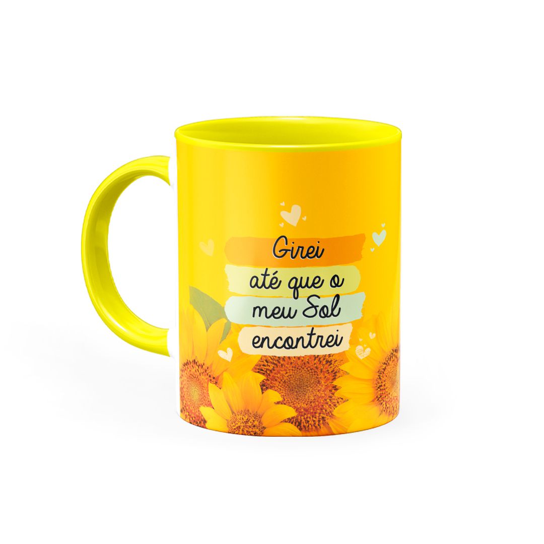 Caneca Girei até que o meu Sol encontrei • Canecas 24 Horas