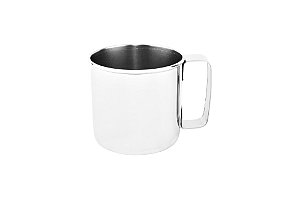 Caneca Inox com Alça sem Virola 400 ml Ø 8,0cm