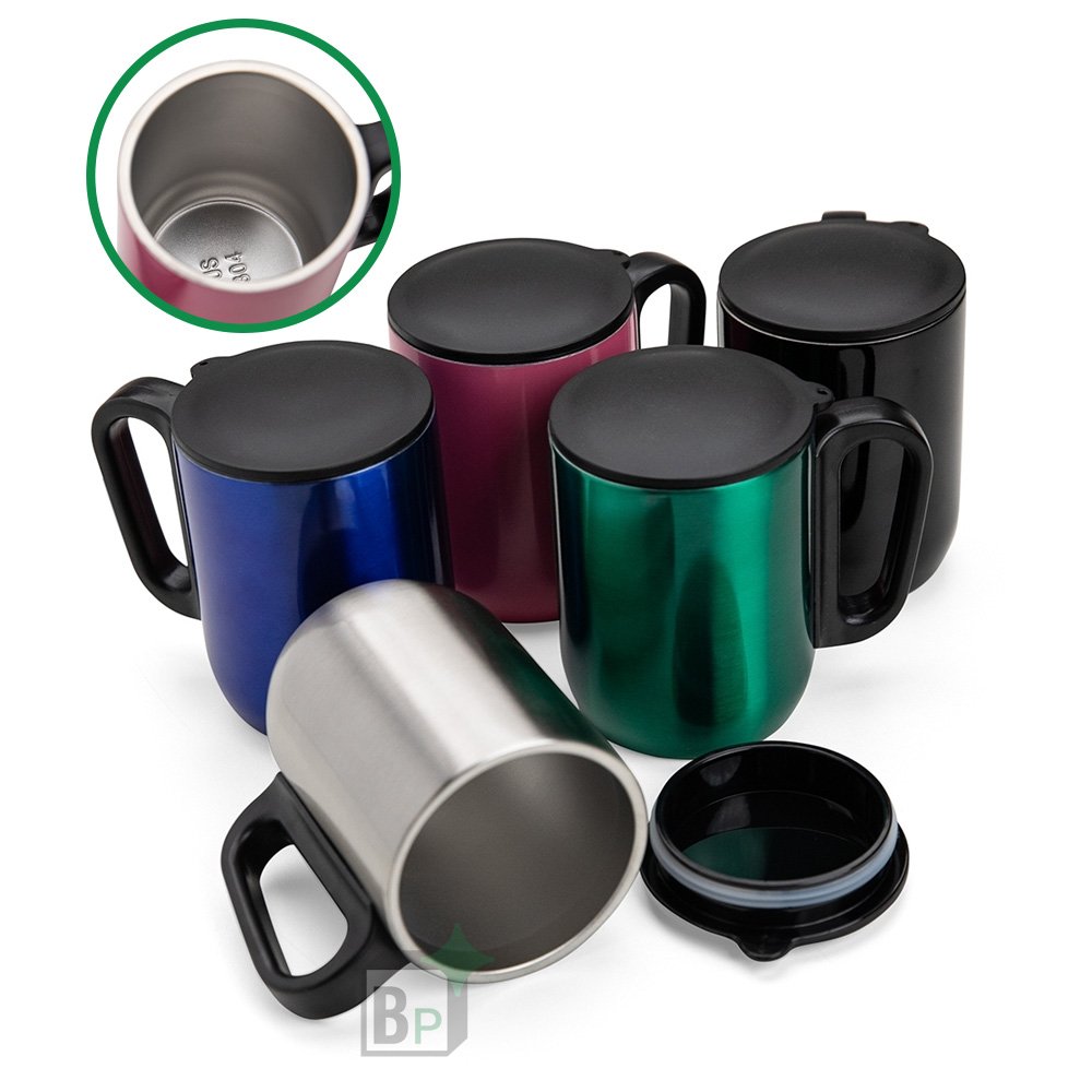 Caneca Inox Parede Dupla 230ml Personalizada
