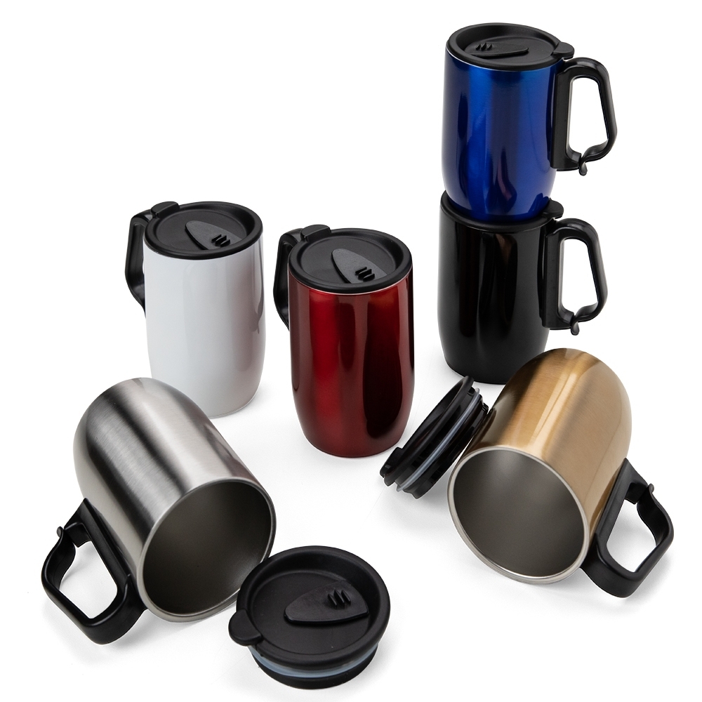 Caneca Inox Parede Dupla 350ml / 2516