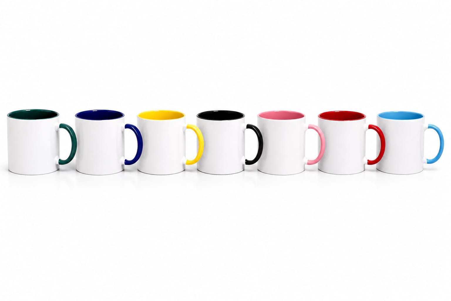 Caneca Interior e Alça Color Cerâmica Subliflex - 330ml