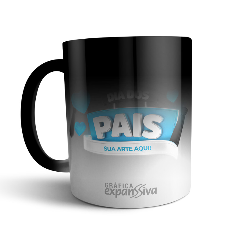Caneca Mágica Personalizada Dia dos Pais