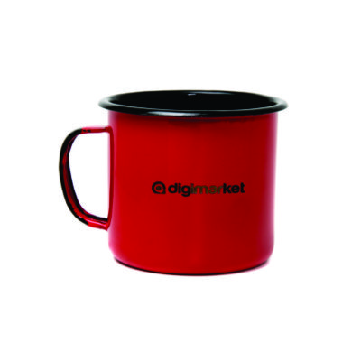 Caneca Metalica Esmaltada um Brinde de Grande Durabilidade Com Personalizacao a Laser