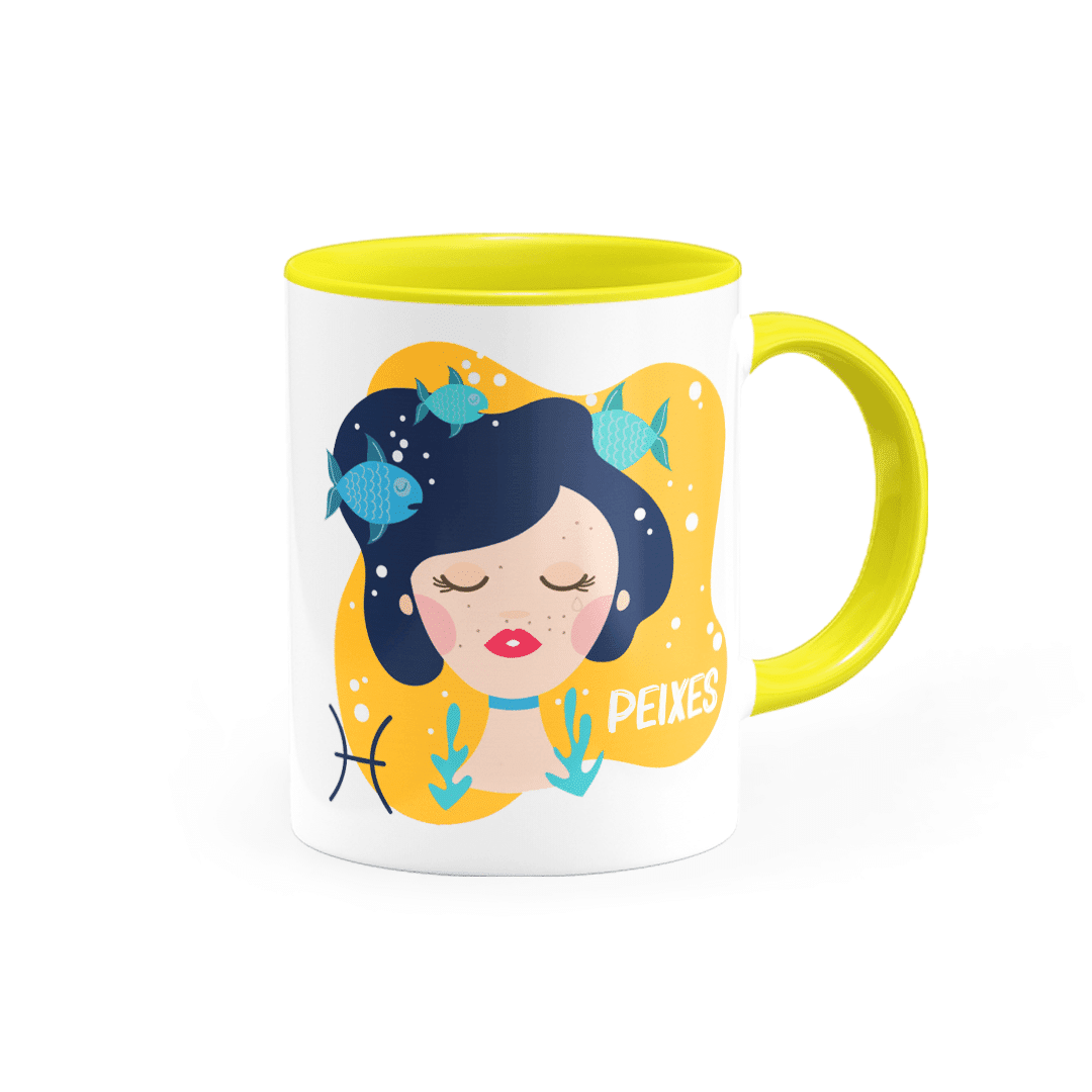 Caneca Personalizada Características Signo Peixes • Canecas 24 Horas