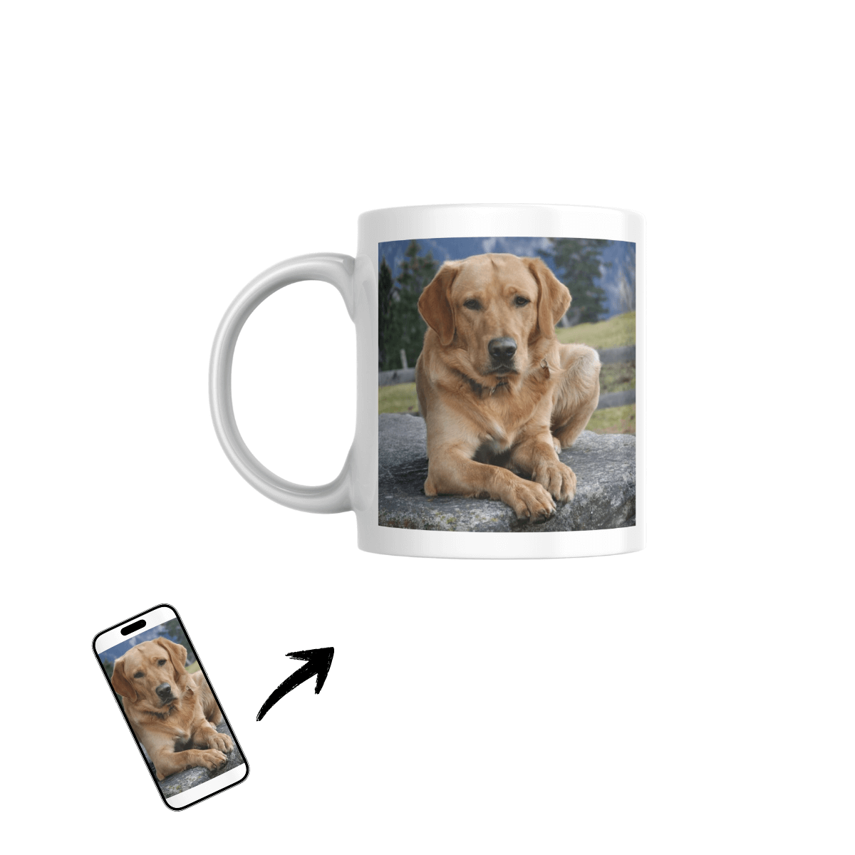 Caneca Personalizada com Sua Foto - Transforme Momentos em Decoração
