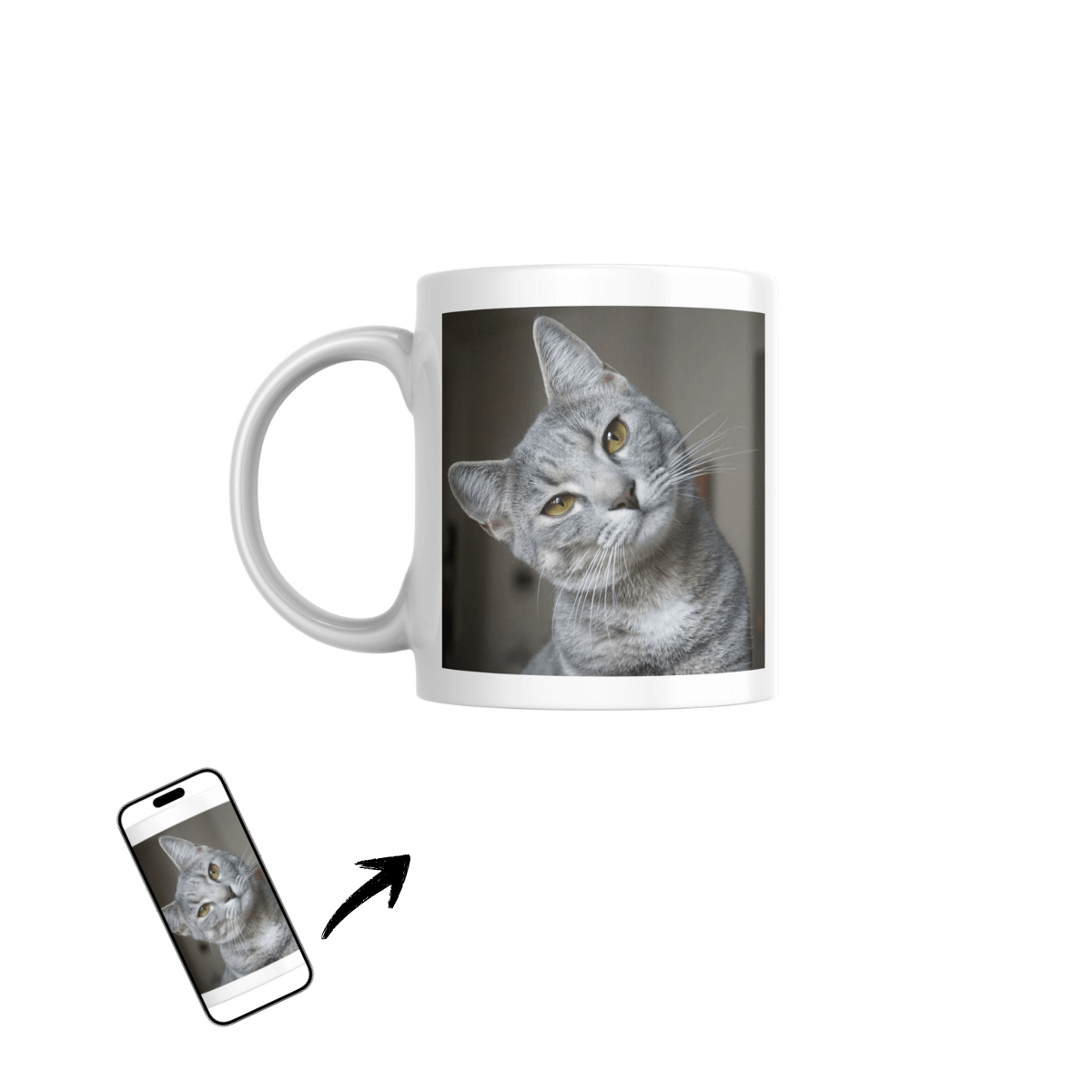 Caneca Personalizada com Sua Foto - Transforme Momentos em Decoração - Caneca personalizada - Presente criativo
