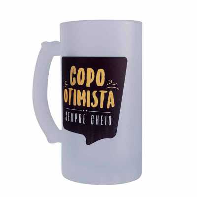 Caneca Personalizada de Vidro 475ml