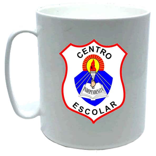 Caneca Personalizada Escolar em Plástico