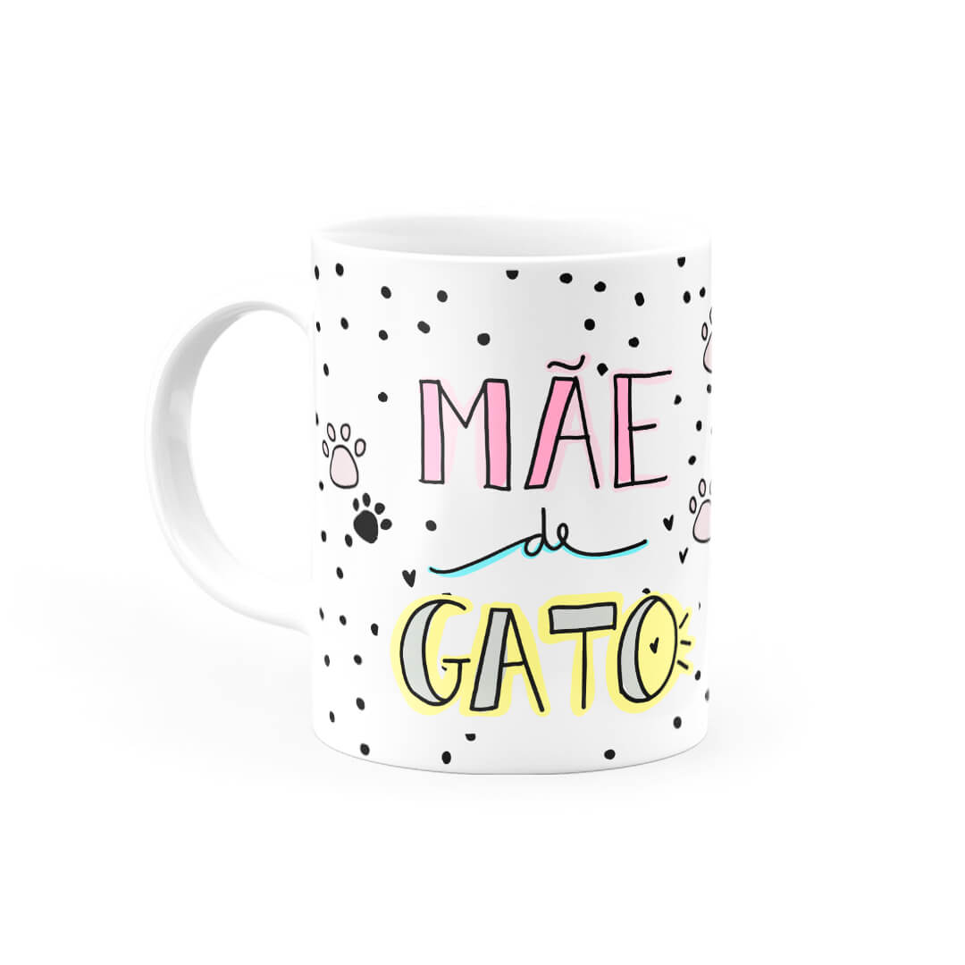 Caneca Personalizada Mãe de Gato • Canecas 24 Horas