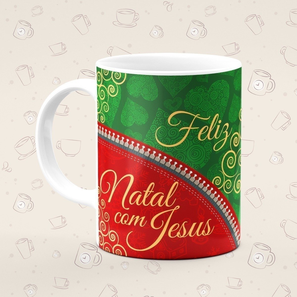 Caneca Personalizada Natal Jesus - Canecas 24 Horas