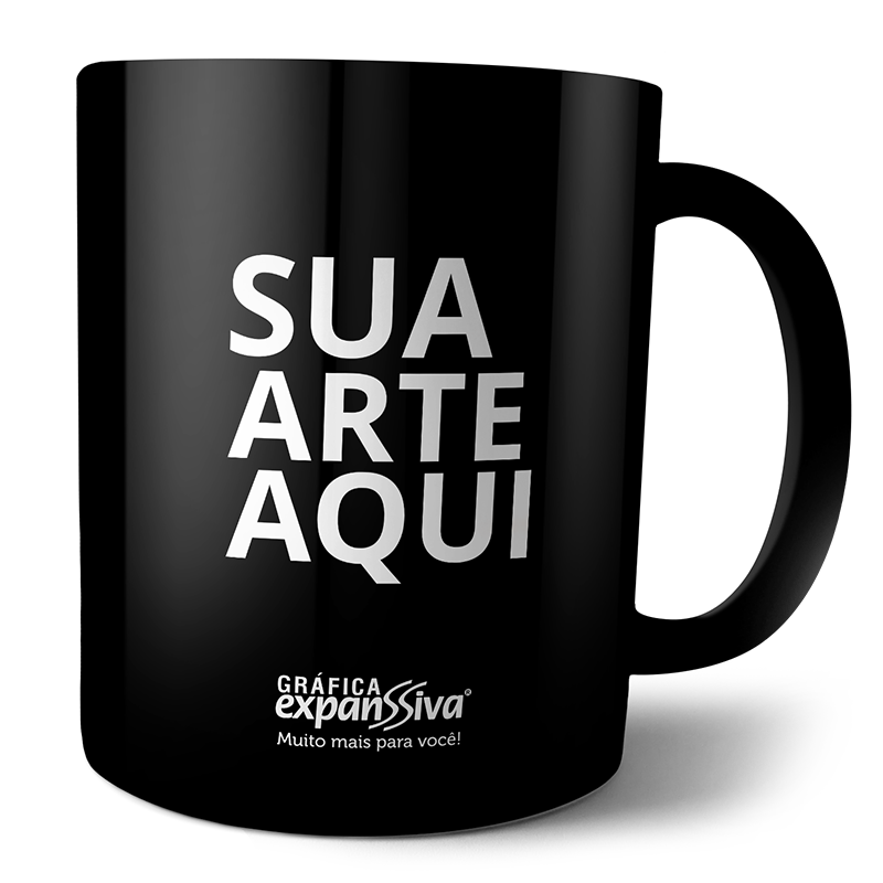 Caneca Personalizada - Preta