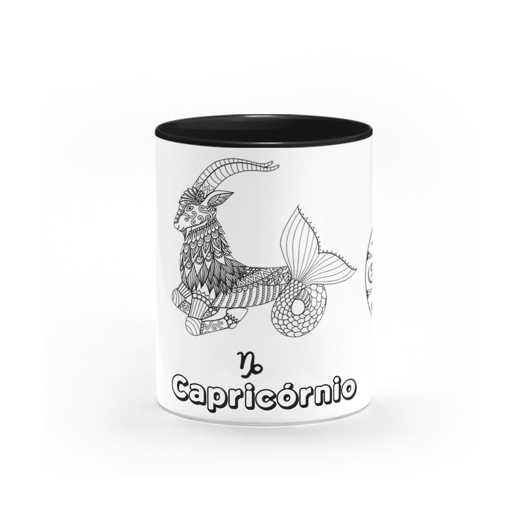 Caneca Personalizada Signo de Capricórnio • Canecas 24 Horas