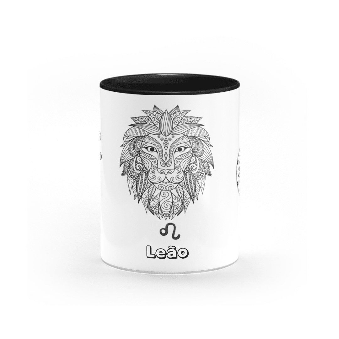 Caneca Personalizada Signo de Leão • Canecas 24 Horas