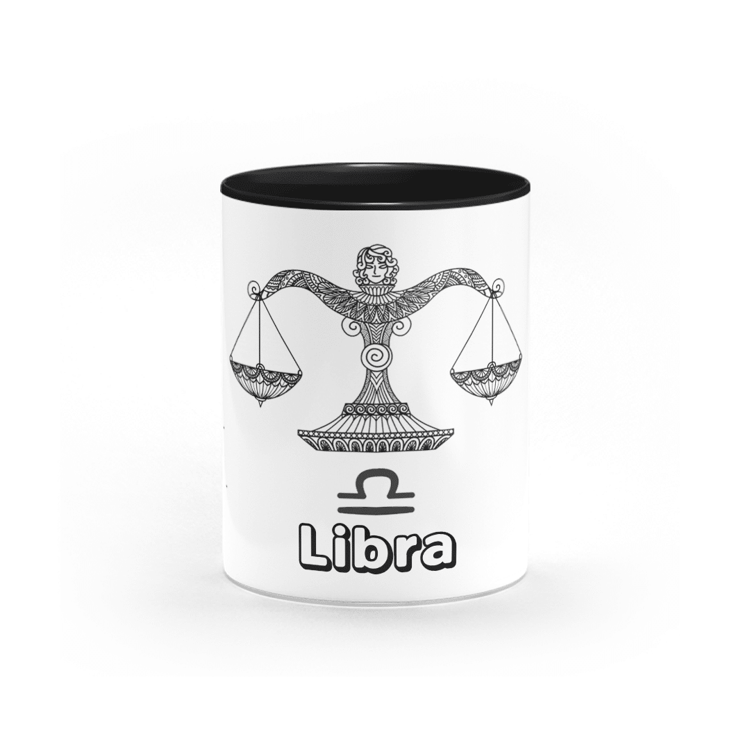 Caneca Personalizada Signo de Libra • Canecas 24 Horas