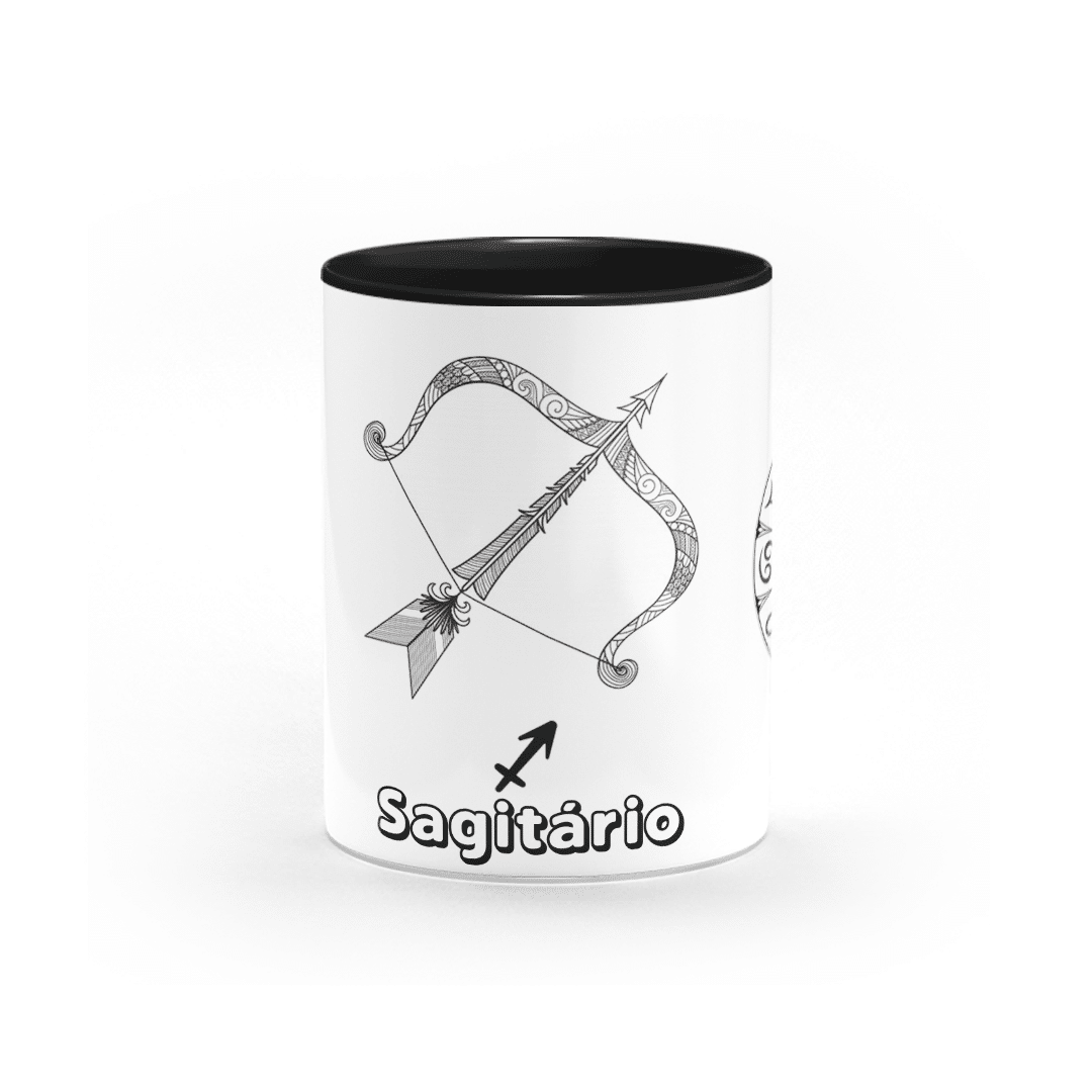 Caneca Personalizada Signo de Sagitário • Canecas 24 Horas