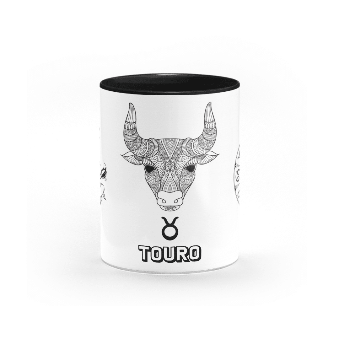 Caneca Personalizada Signo de Touro • Canecas 24 Horas