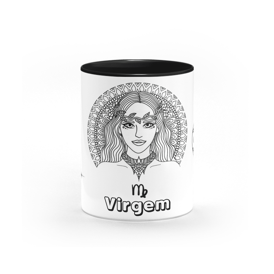 Caneca Personalizada Signo de Virgem • Canecas 24 Horas