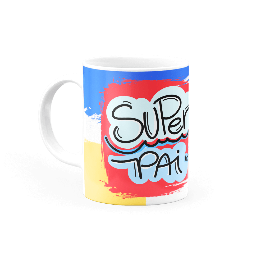 Caneca Personalizada Super Pai • Canecas 24 Horas