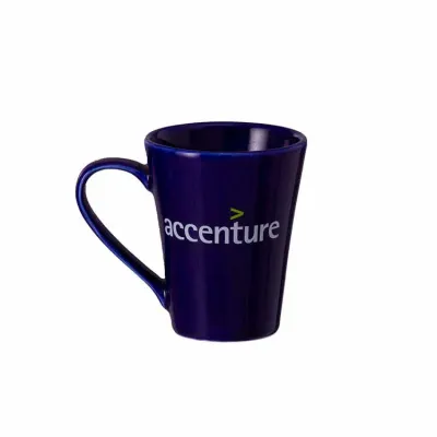 Caneca Personalizada Tulipa 300 ml Azul Cobalto