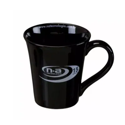 Caneca Personalizada Tulipa Preta 330ml
