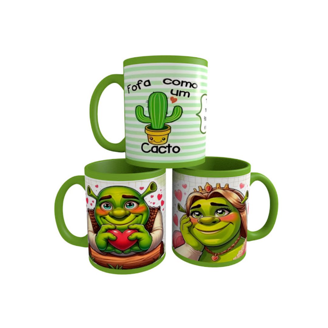 Caneca Porcelana Temática - 330ml