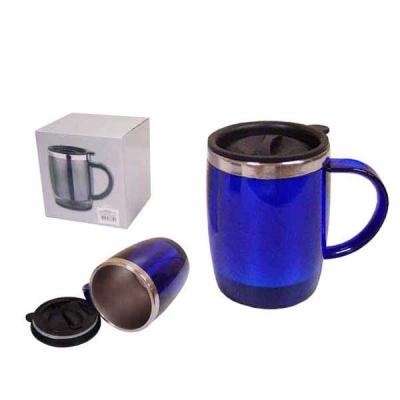 Caneca Portatil Plastica e Inox 450ml