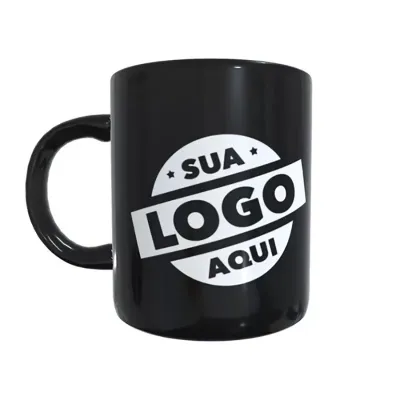 Caneca Preta Personalizada