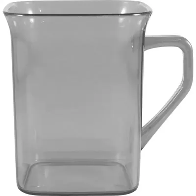 Caneca Quadrada Cristal Transparente 300ml