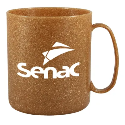 Caneca Redonda Fibra Madeira Green 400ml