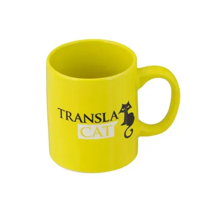 Caneca Reta 380ml Amarela